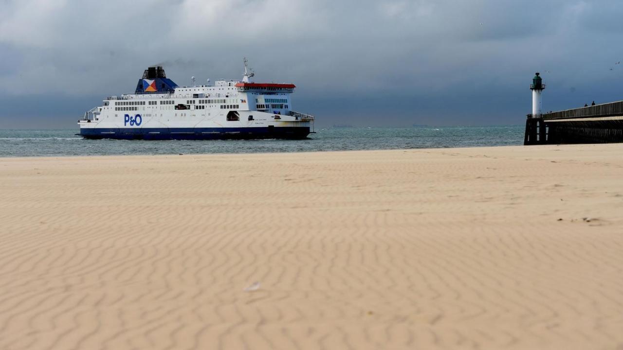 Studio Plage, Vue Mer Et Dragon, Garage Pour Moto Calais Esterno foto