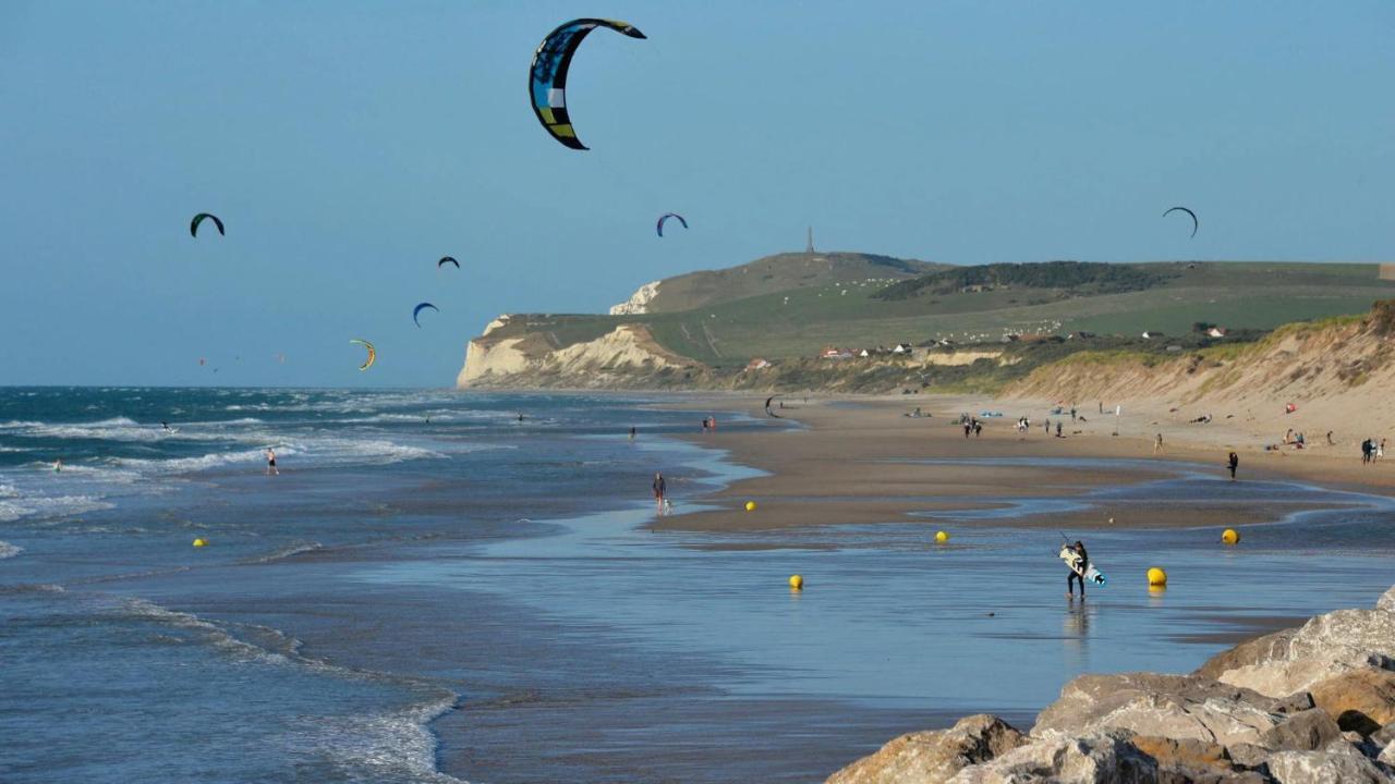 Studio Plage, Vue Mer Et Dragon, Garage Pour Moto Calais Esterno foto